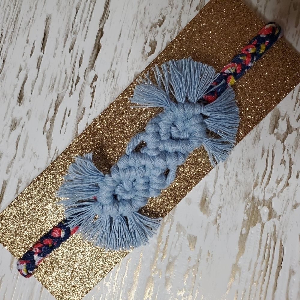 IVY MOUNTAIN CRAFTER Handmade Macrame Headband